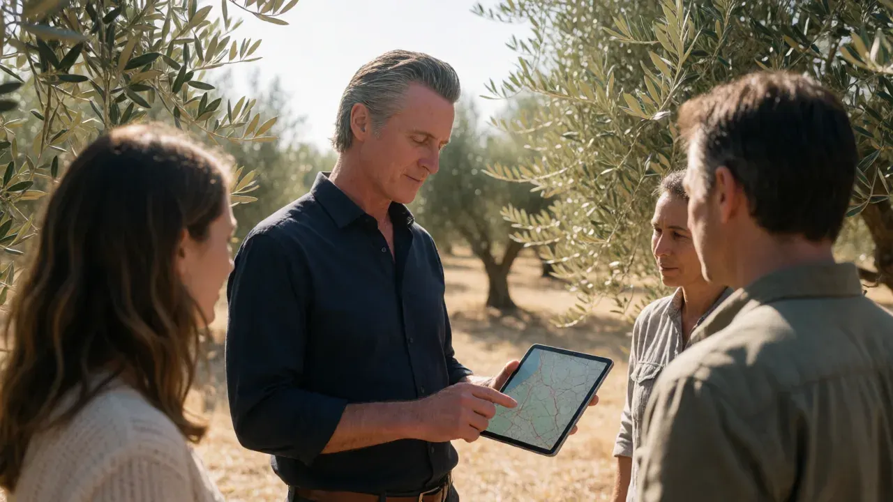 Newsom says he won't run for president if Harris does