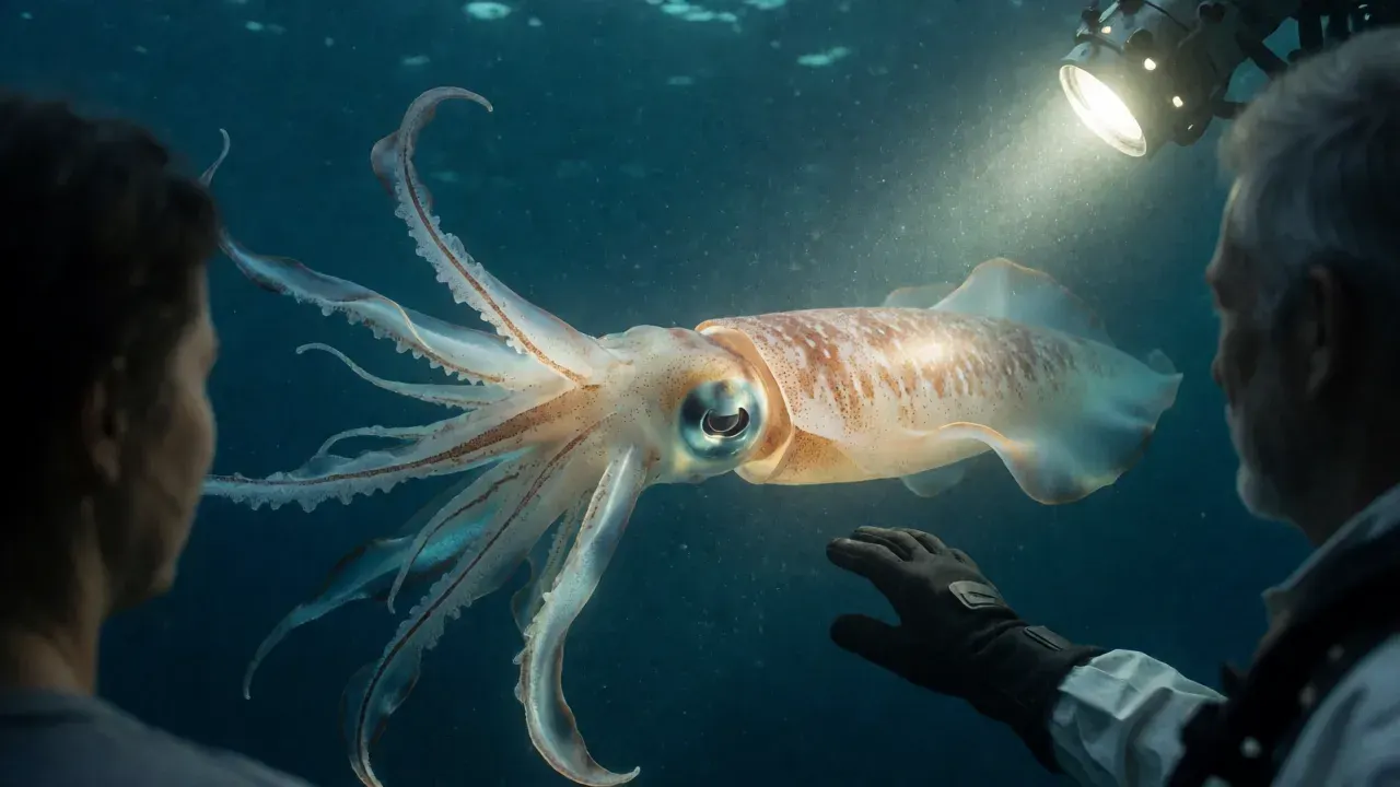'I was just mesmerized.' Researchers capture first northeast Pacific sighting of spooky squid