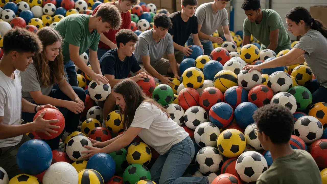 Teens Set World Record for Most Sports Balls Recycled in One Day, Diverting 2,675 Pounds from Landfills