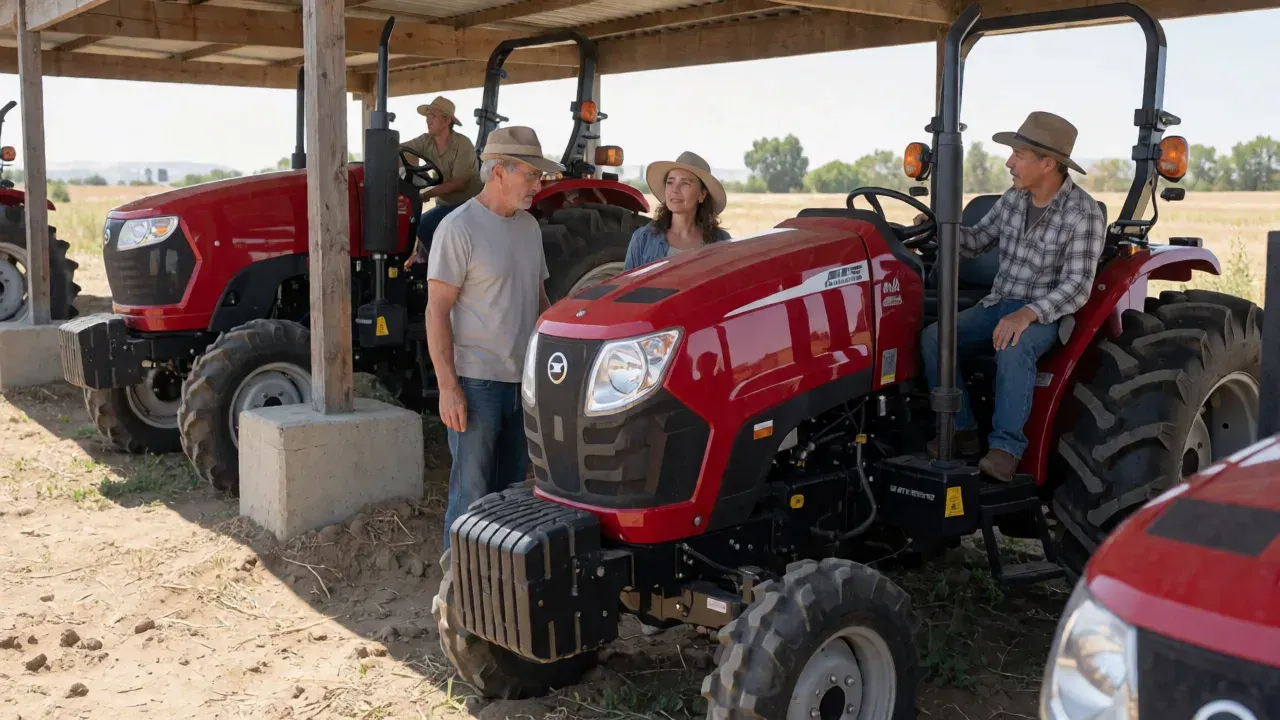 AI-generated illustration: UC Ag Extension Opens Equipment Lending Library in Parlier. Not a photograph of the reported event.
