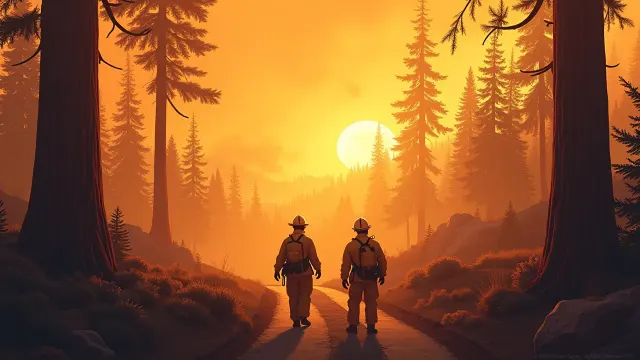 Timber Fire doubles in size , blaze moving north and east , away from Big Sur