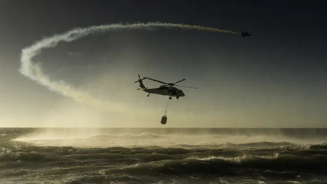 'Mayday' Broadcast Signals Emergency As Fighter Jet Ejects Off Morro Bay Coast