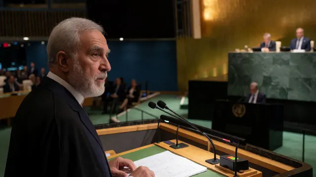 At UN General Assembly, Iran's president responds to Trump's 'annihilation'