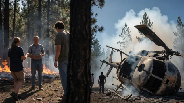 Deadly helicopter crash kills 2 pilots battling raging wildfire in Yosemite