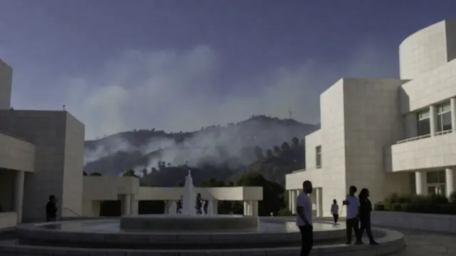 Getty Center In L.A. Temporarily Closed Due To Brush Fire
