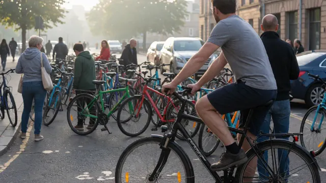Edinburgh Leith Walk Bike Boom: Cars Outnumbered for First Time During Morning Rush Hour